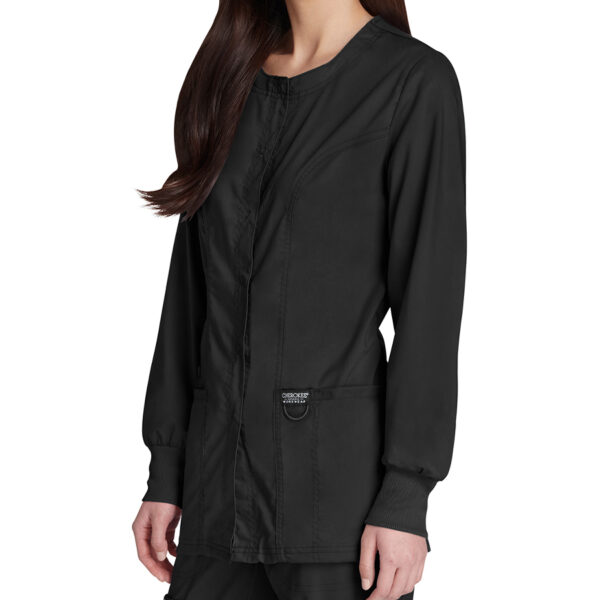 WW310 | WW Revolution Women's Black Snap Front Warm-up Jacket