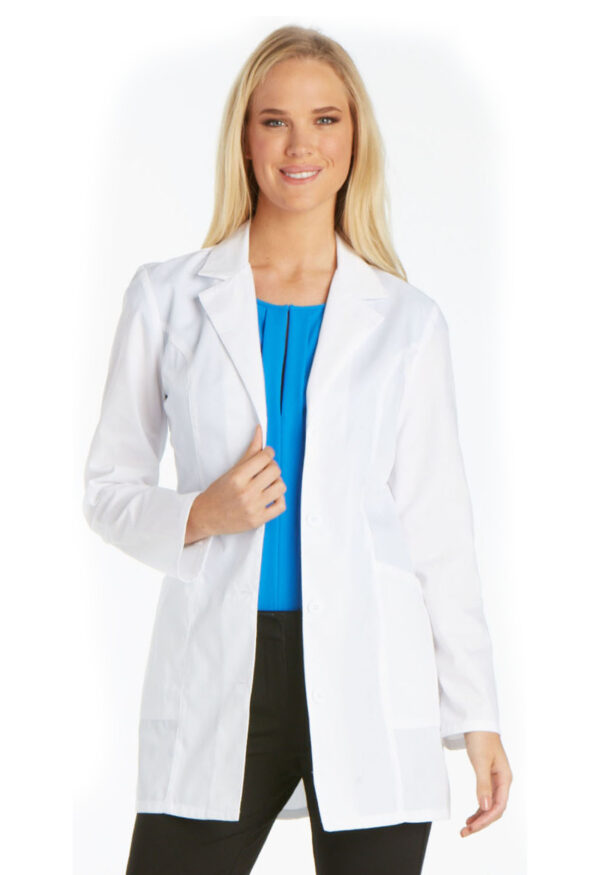 Ladies 32" Lab Coat in White