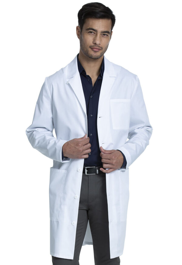 Men's Lab Coat in White