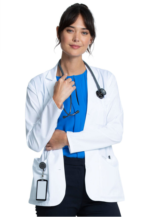 Ladies Consultation Coat in White