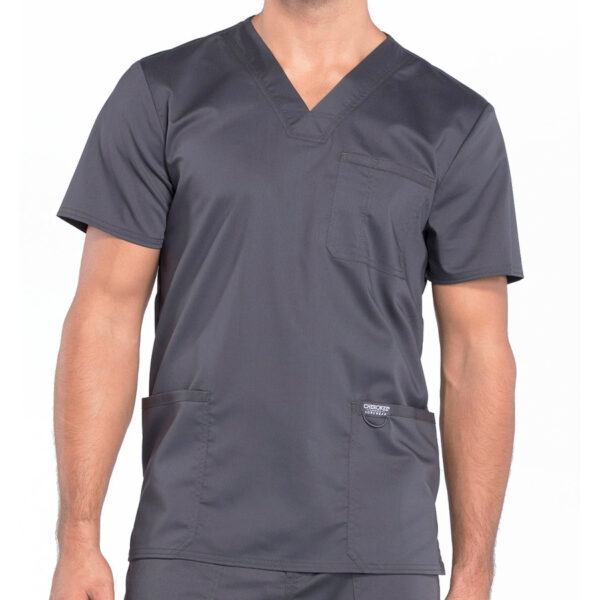 WW670 | WW Revolution Men's Pewter V-Neck Top